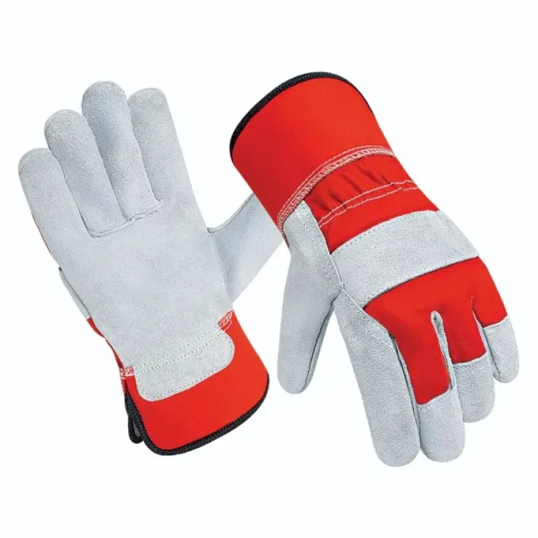 Fleece Lined Cow Split Leather Rigger Gloves