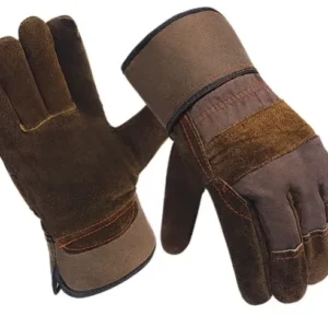Water Resistant Cow Split Leather Rigger Gloves