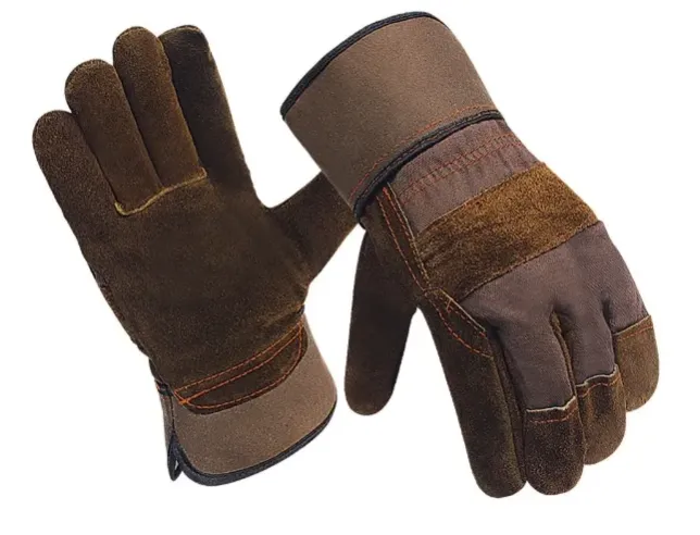 Water Resistant Cow Split Leather Rigger Gloves